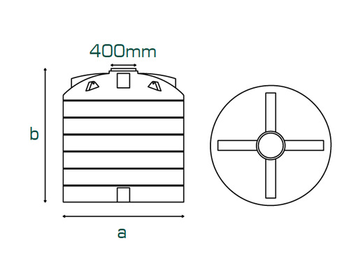 Large Capacity - Cylindrical Tanks Triple Layer